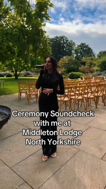 This was the best day 🥹 

K & R booked me to sing for their Ceremony & Drinks Reception. Then the @modasound team joined me for the most epic evening party ever. 🪩 

I worked with The Bride, Kate on a custom edit of this track so that her entrance would make the biggest impact musically - it was so worth the extra time we put into it! She was breathtaking 😭🌹 

@middletonlodge is stunning in pictures but in real life it’s absolute perfection 🥹

I’ll never be over couples choosing me to bring their vision to life on their special day 😍
